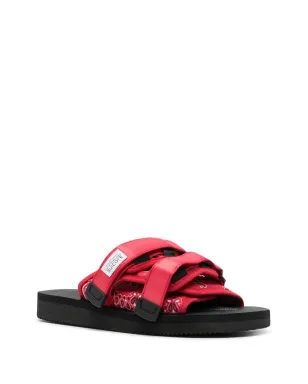 Suicoke ダブルストラップ フラットサンダル - レッド - サムネイル2