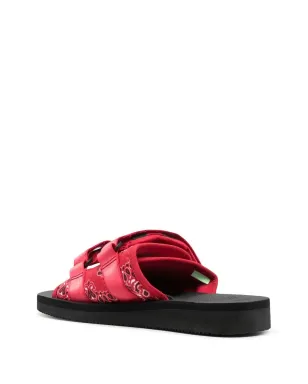 Suicoke ダブルストラップ フラットサンダル - レッド - サムネイル3