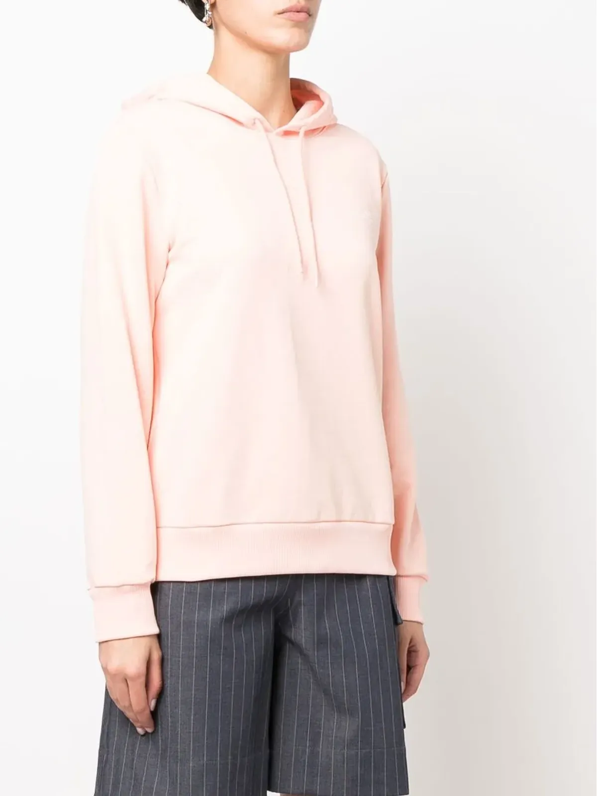 A.P.C. 刺繍入りドローストリングフーディ - 画像3