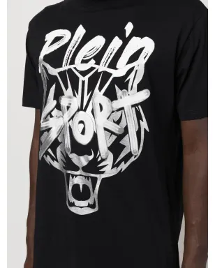 Plein Sport タイガーヘッド半袖Tシャツ - ブラック - サムネイル5