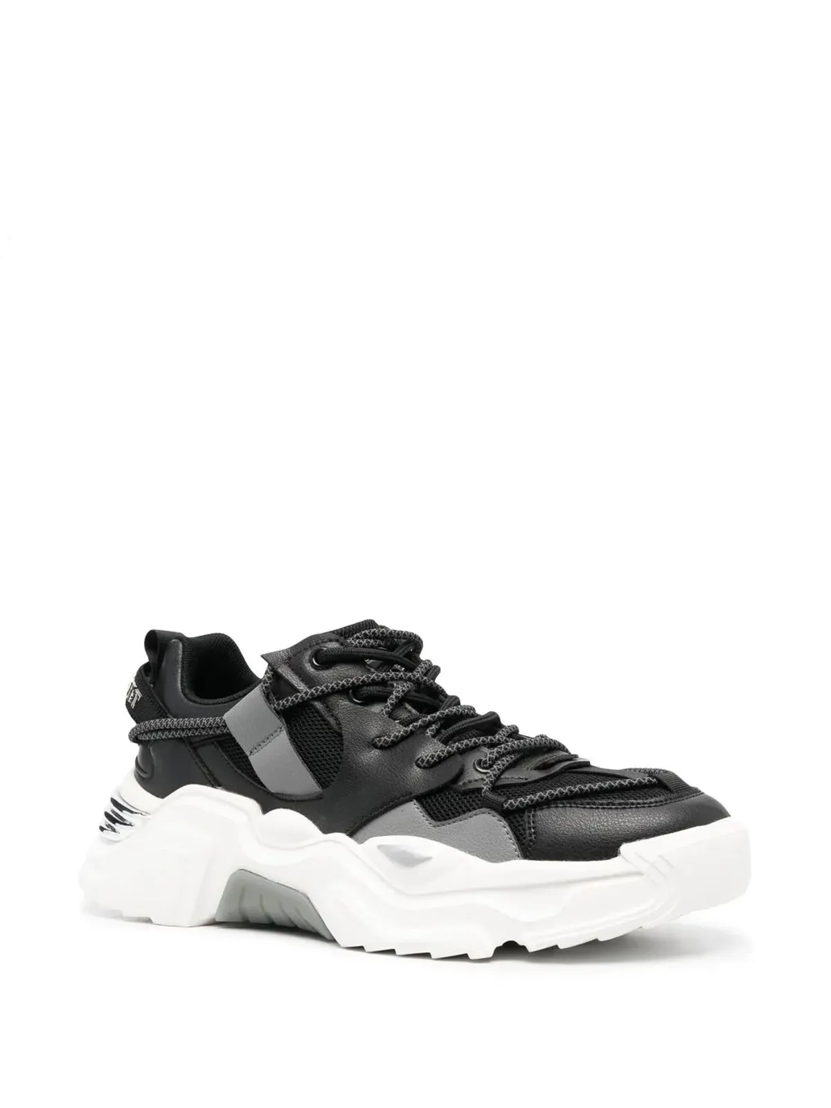 Plein Sport ランナー パネルド レースアップ スニーカー - ブラック - 画像2