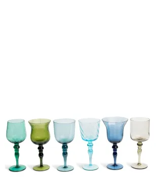 Bitossi Home アソーテッド ワイングラス（セット6個） - ブルー - サムネイル1