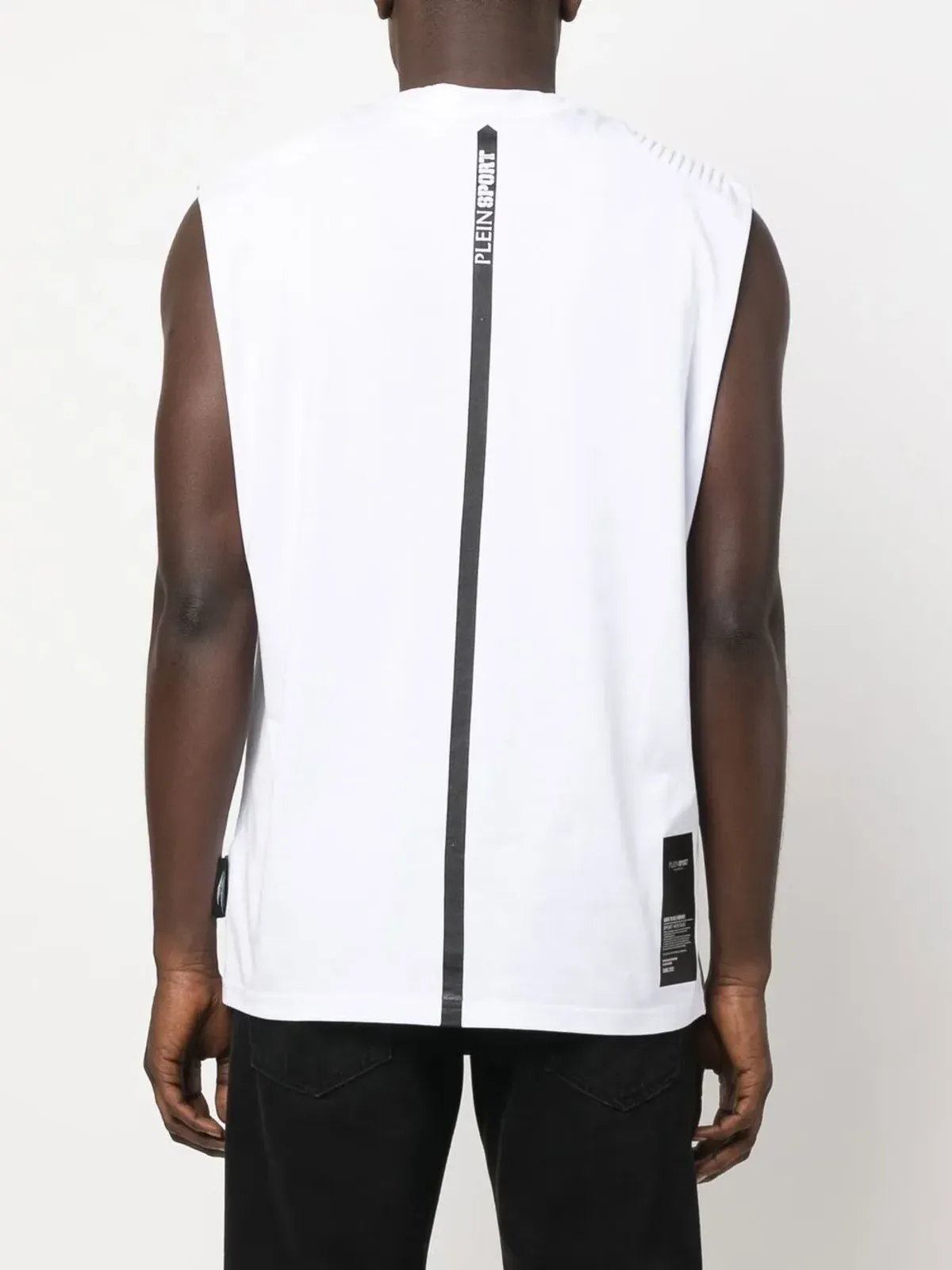 Plein Sport ロゴパッチ半袖Tシャツ - White - 画像4
