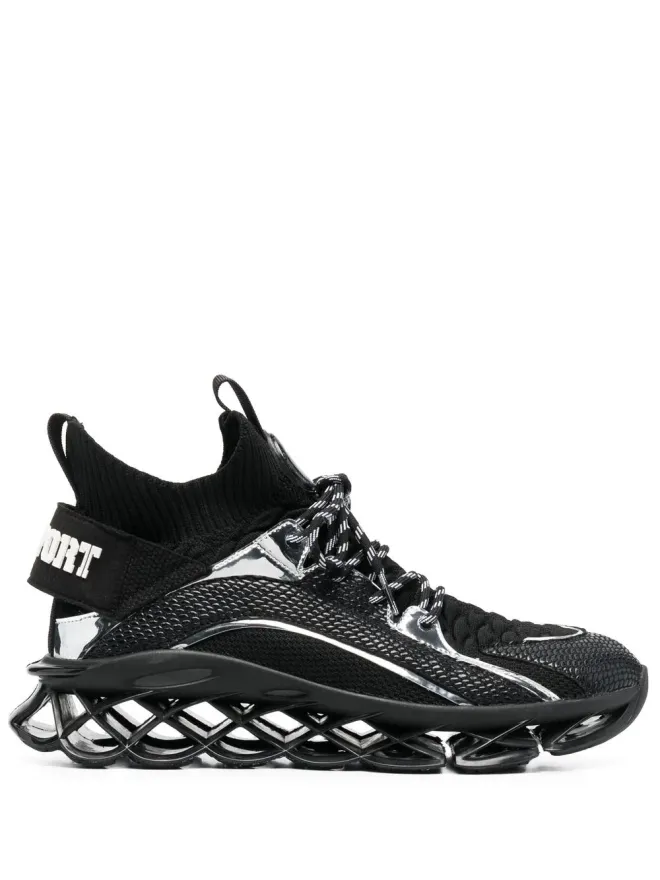 Plein Sport Plein Sport パネルド・ロー・トップスニーカーの商品画像