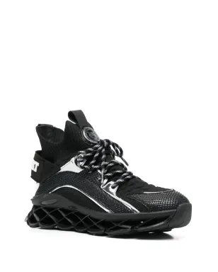 Plein Sport パネルド・ロー・トップスニーカー - サムネイル2
