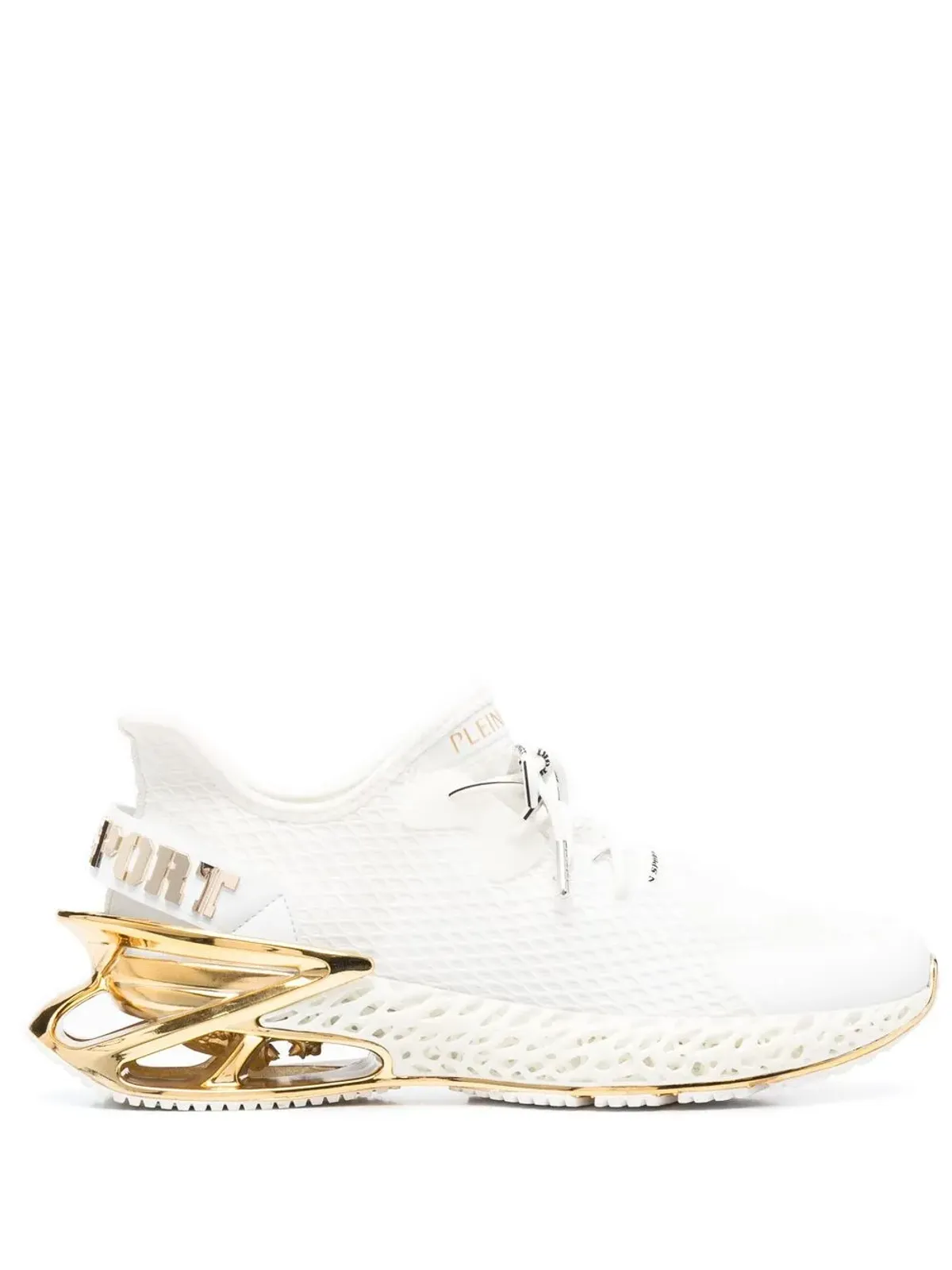 Plein Sport Thunder Force lace-up sneakers - White - 画像1