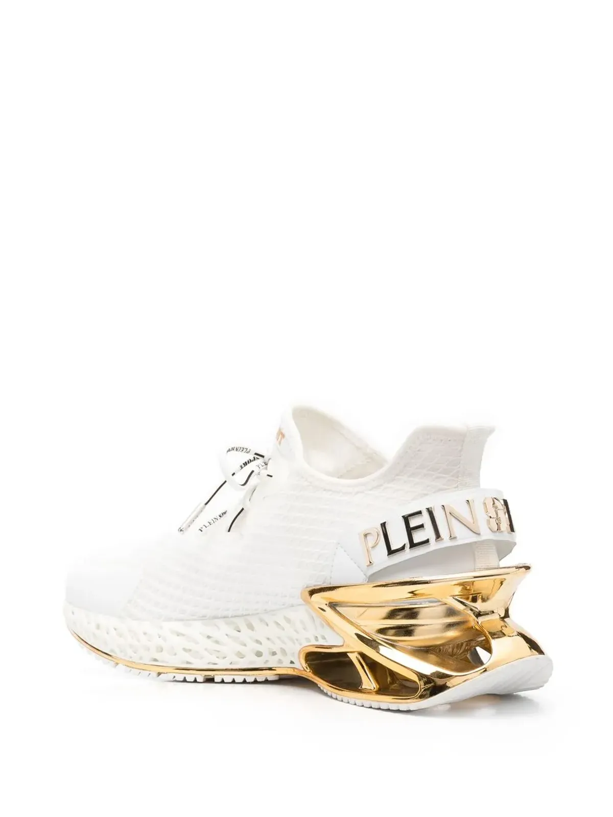 Plein Sport Thunder Force lace-up sneakers - White - 画像3