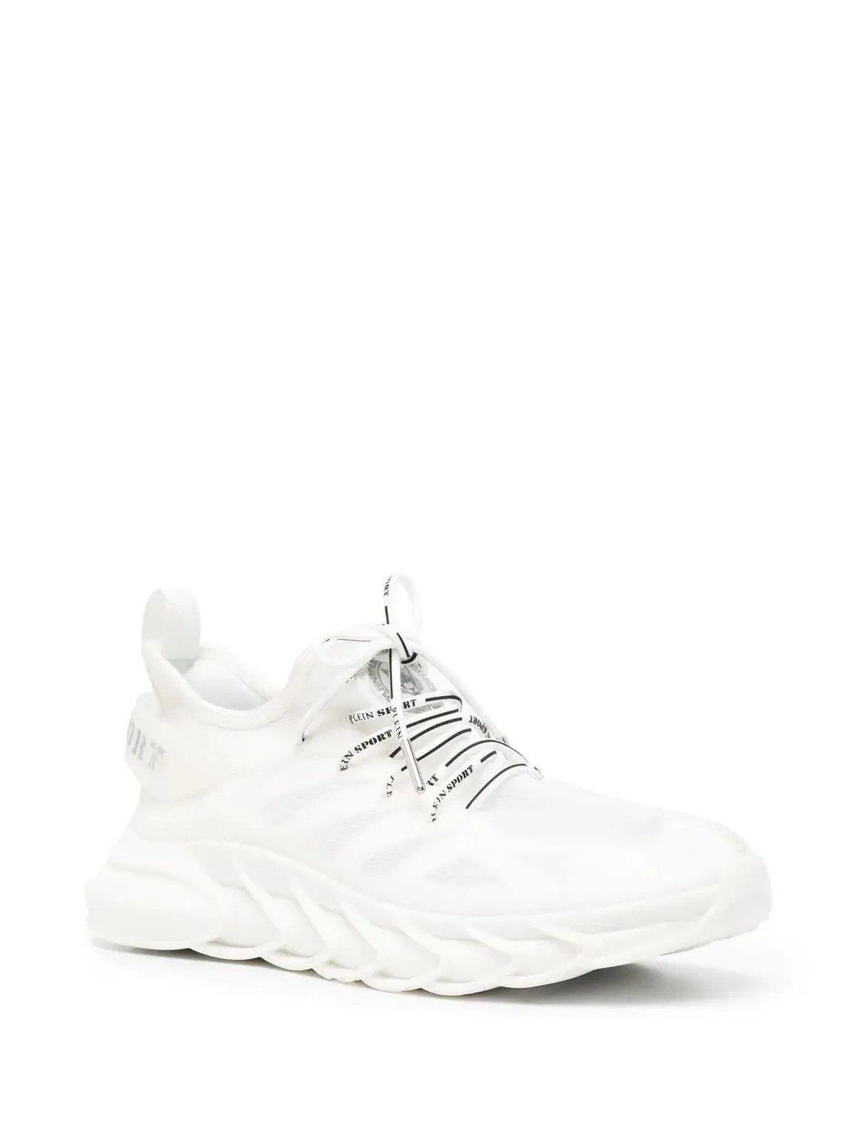 Plein Sport ロゴ入りレースアップスニーカー - ホワイト - 画像2
