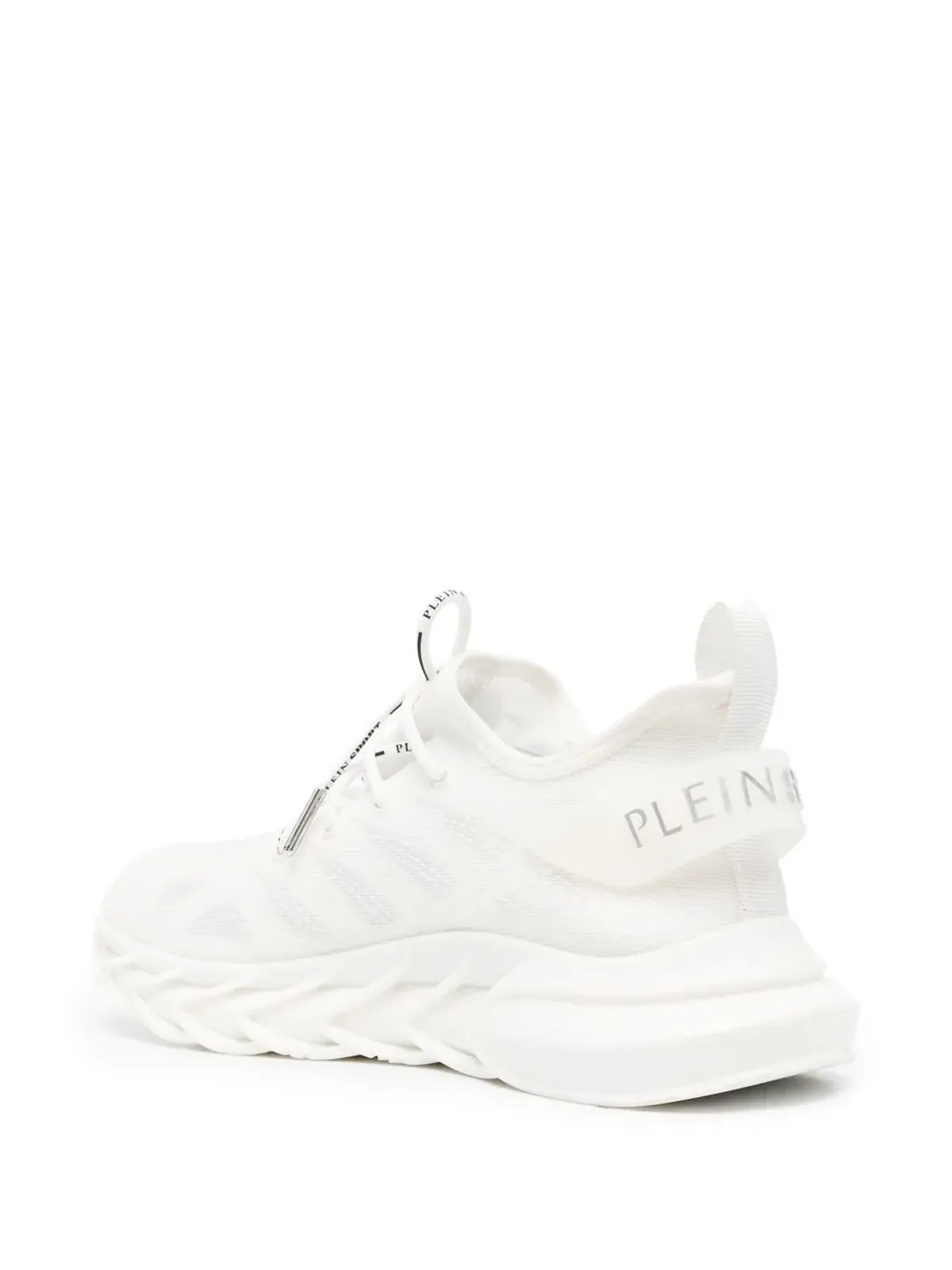 Plein Sport ロゴ入りレースアップスニーカー - ホワイト - 画像3