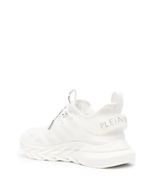 Plein Sport ロゴ入りレースアップスニーカー - ホワイト - サムネイル3
