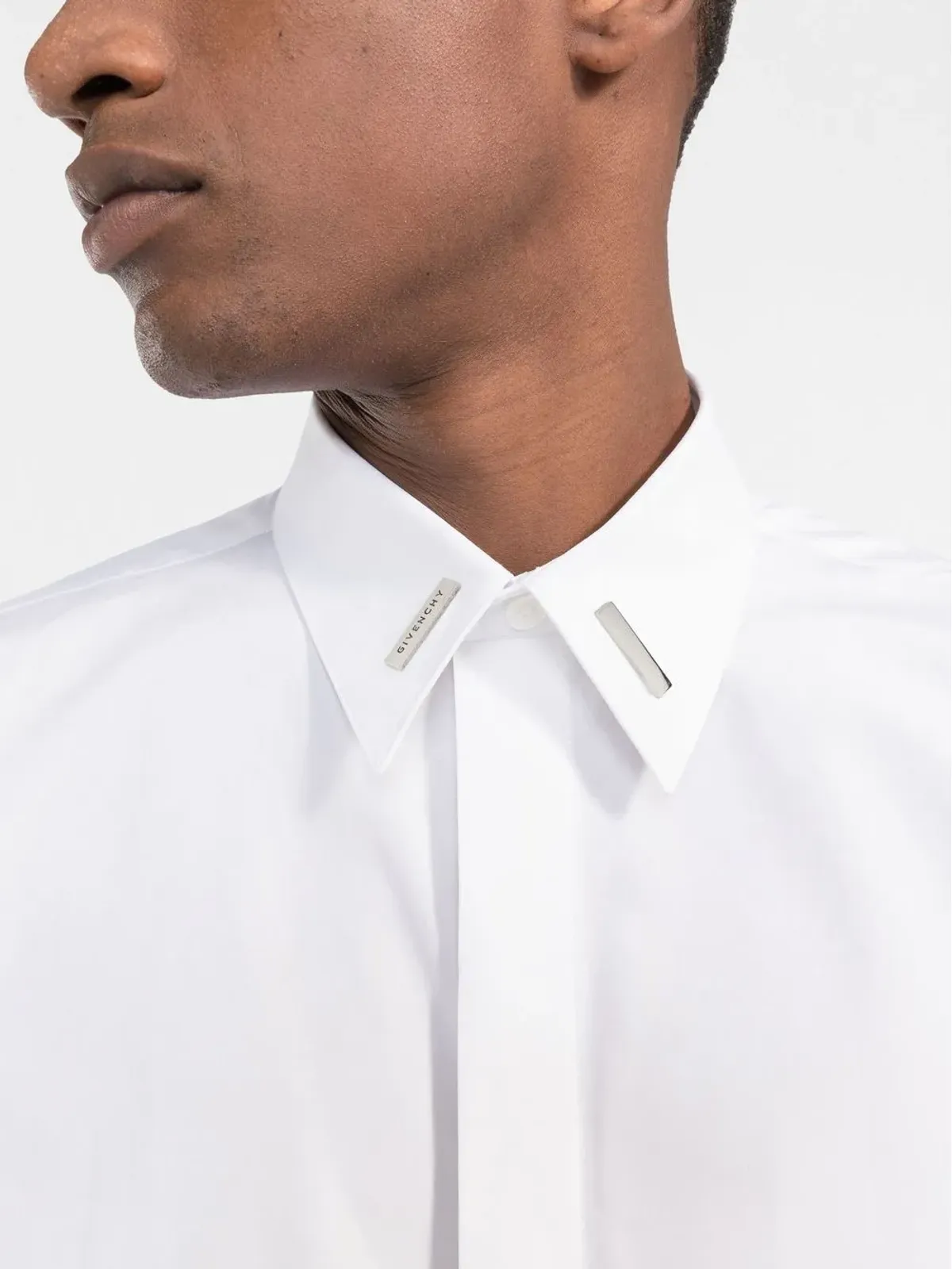 Givenchy ハードウェアディテール ボタンアップシャツ - 画像5
