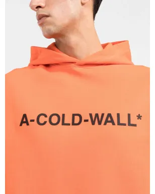 A-COLD-WALL* エッセンシャル ロゴプリント フーディ - オレンジ - サムネイル5