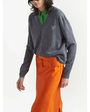 Prada Vネック カシミアセーター - サムネイル4