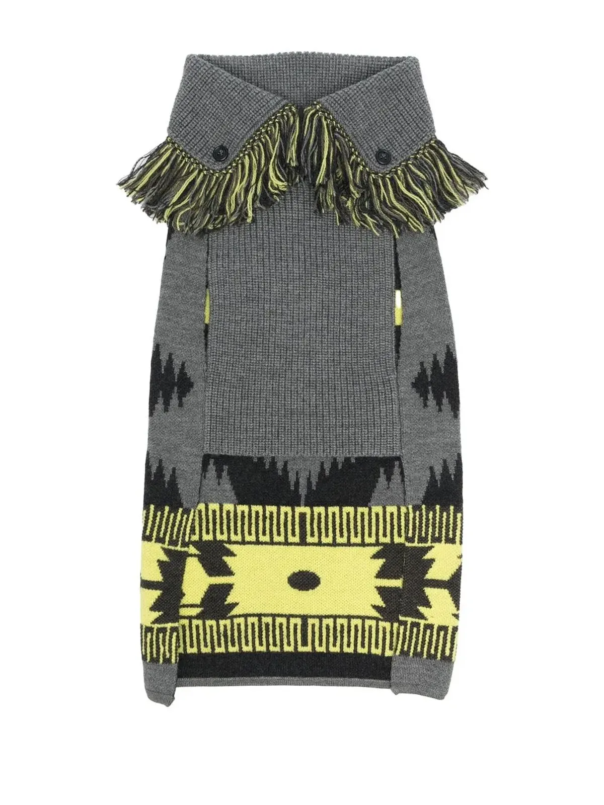 Alanui 犬用ニットジャンパー（グレー） - 画像2