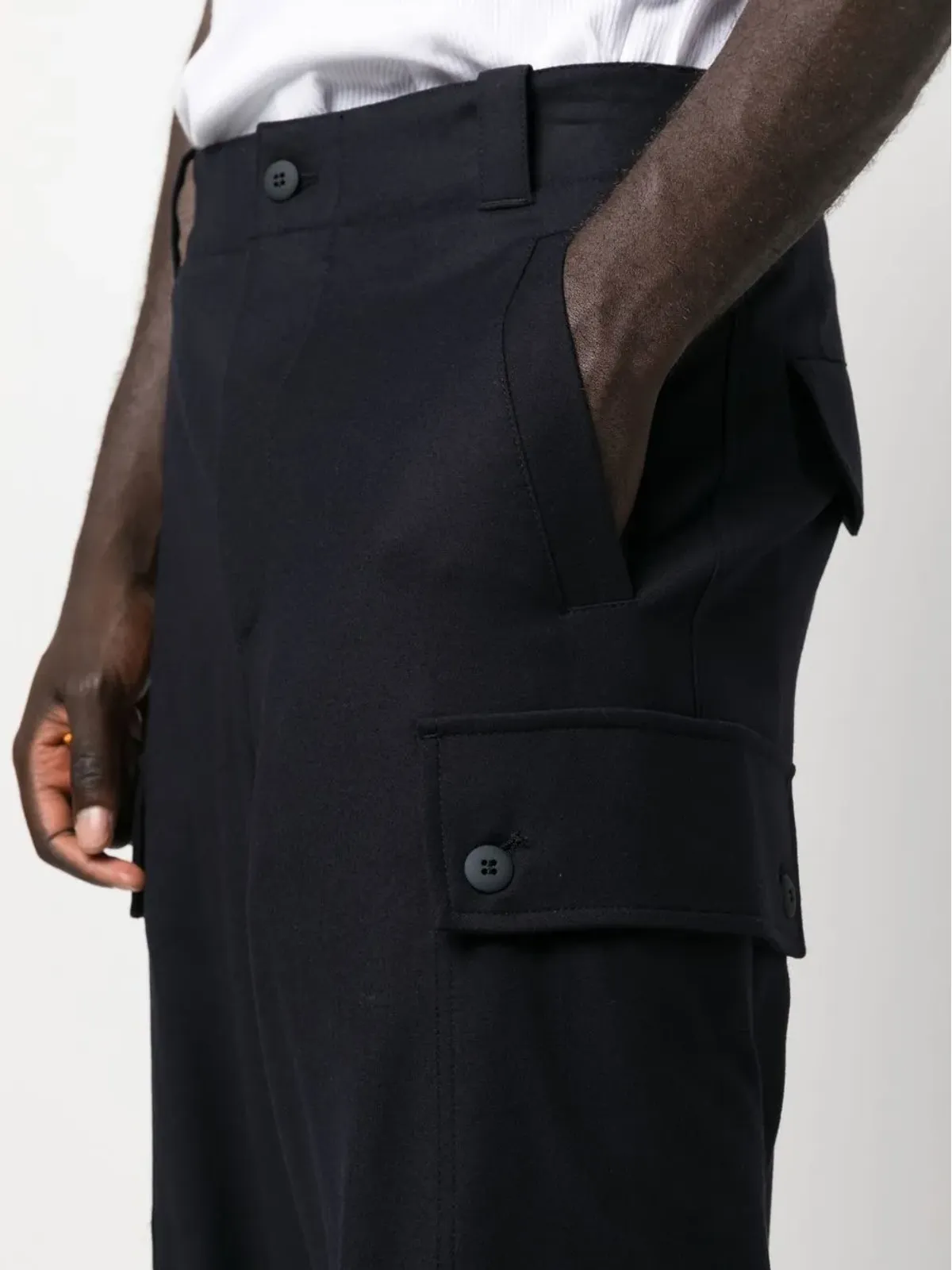 Giorgio Armani ストレートレッグ ウールパンツ - 画像5