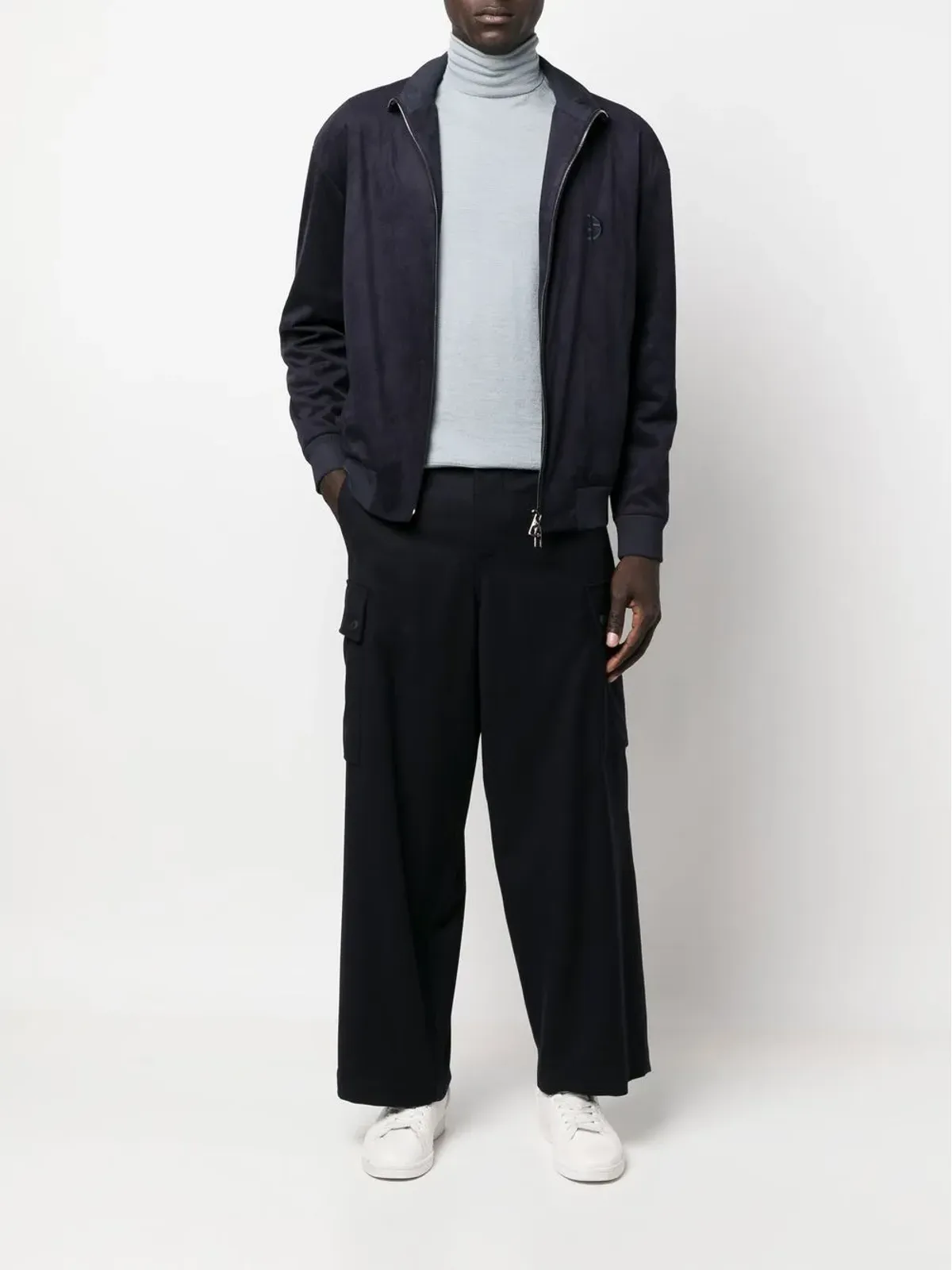 Giorgio Armani ストレートレッグ ウールパンツ - 画像2