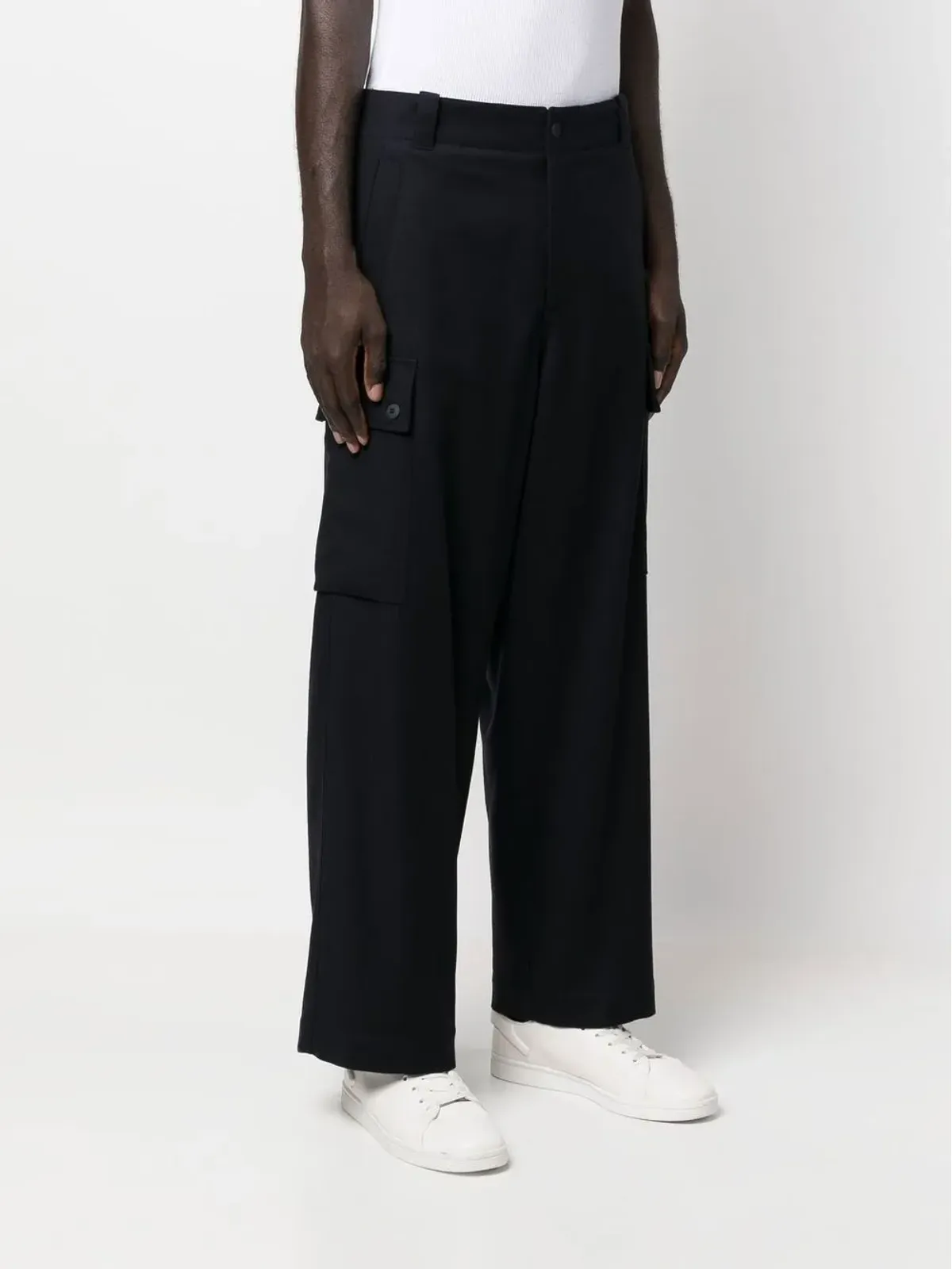 Giorgio Armani ストレートレッグ ウールパンツ - 画像3
