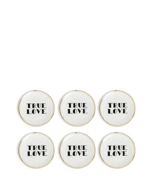Bitossi Home True Love plates (set of six) - White - サムネイル5