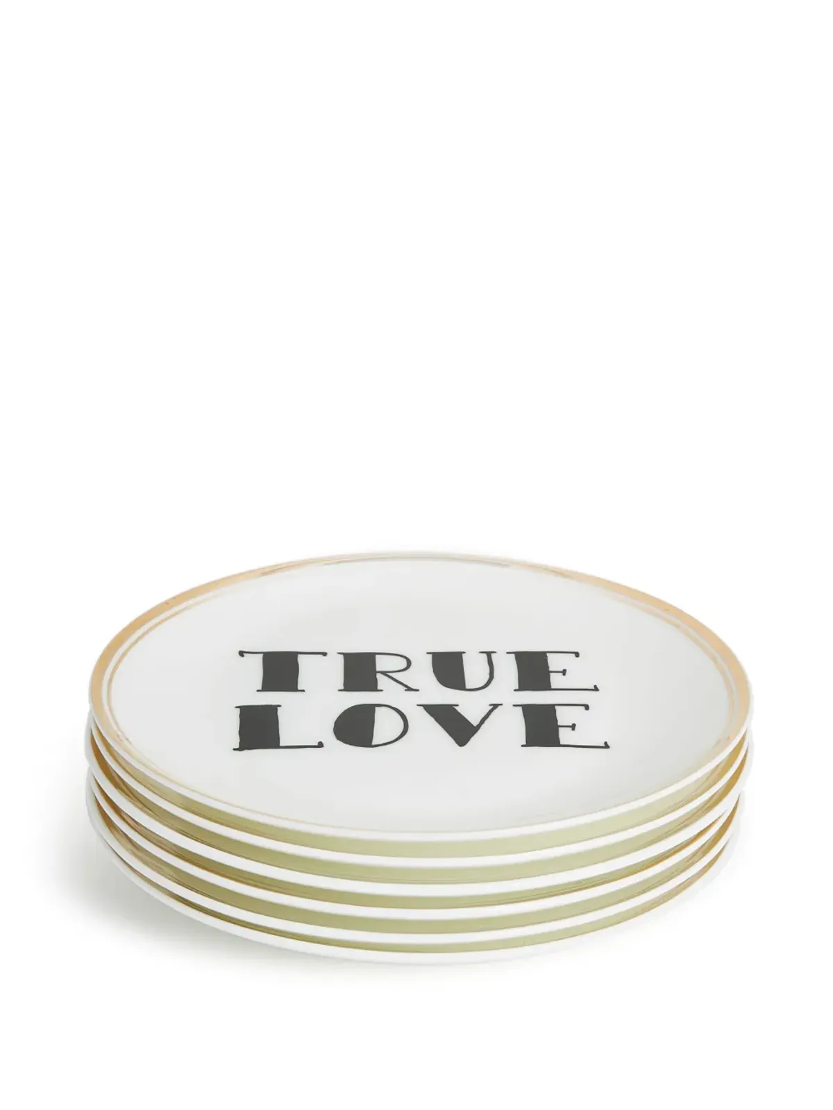 Bitossi Home True Love plates (set of six) - White - 画像2