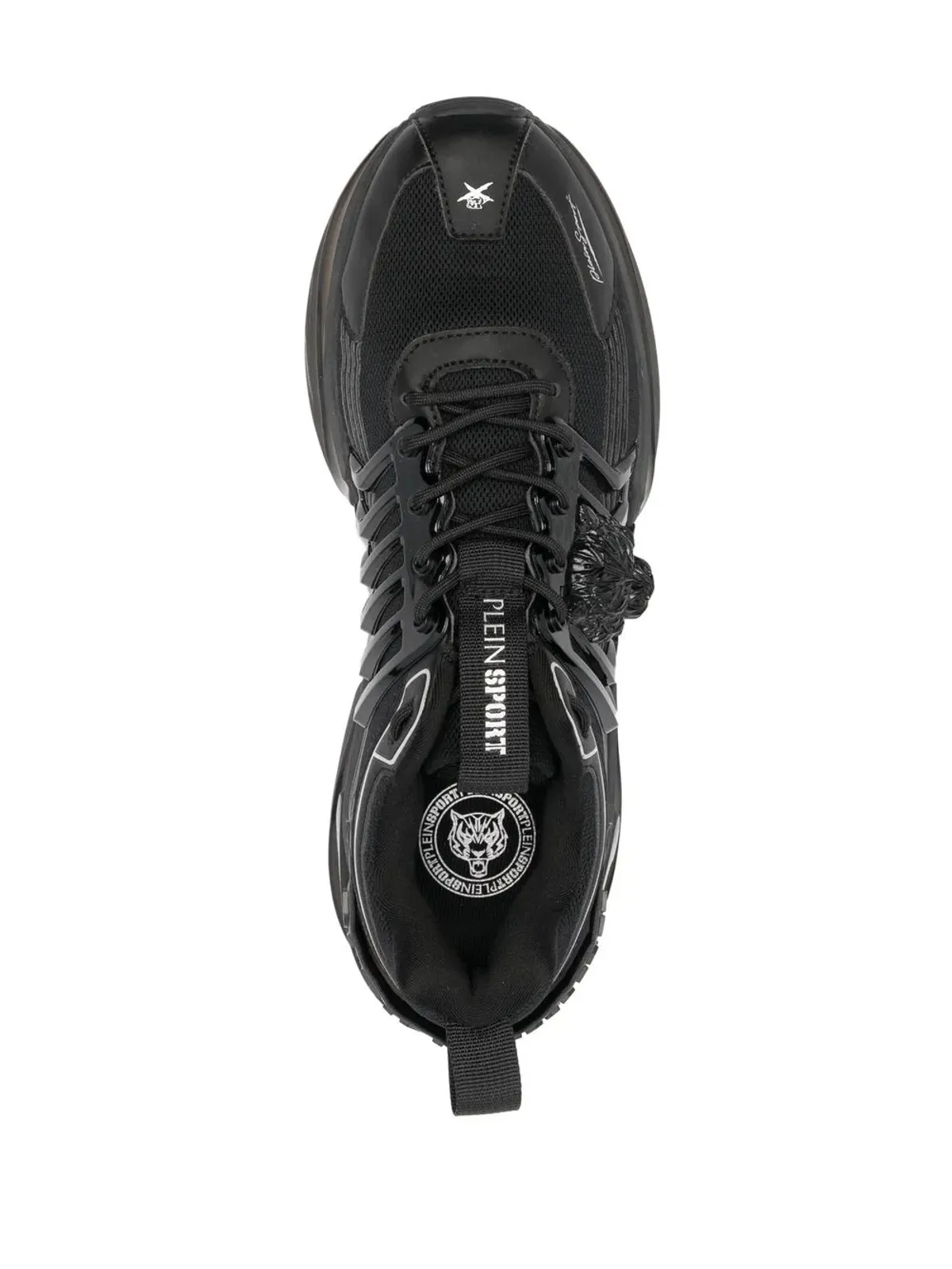 Plein Sport ランナータイガー レースアップスニーカー - 画像4