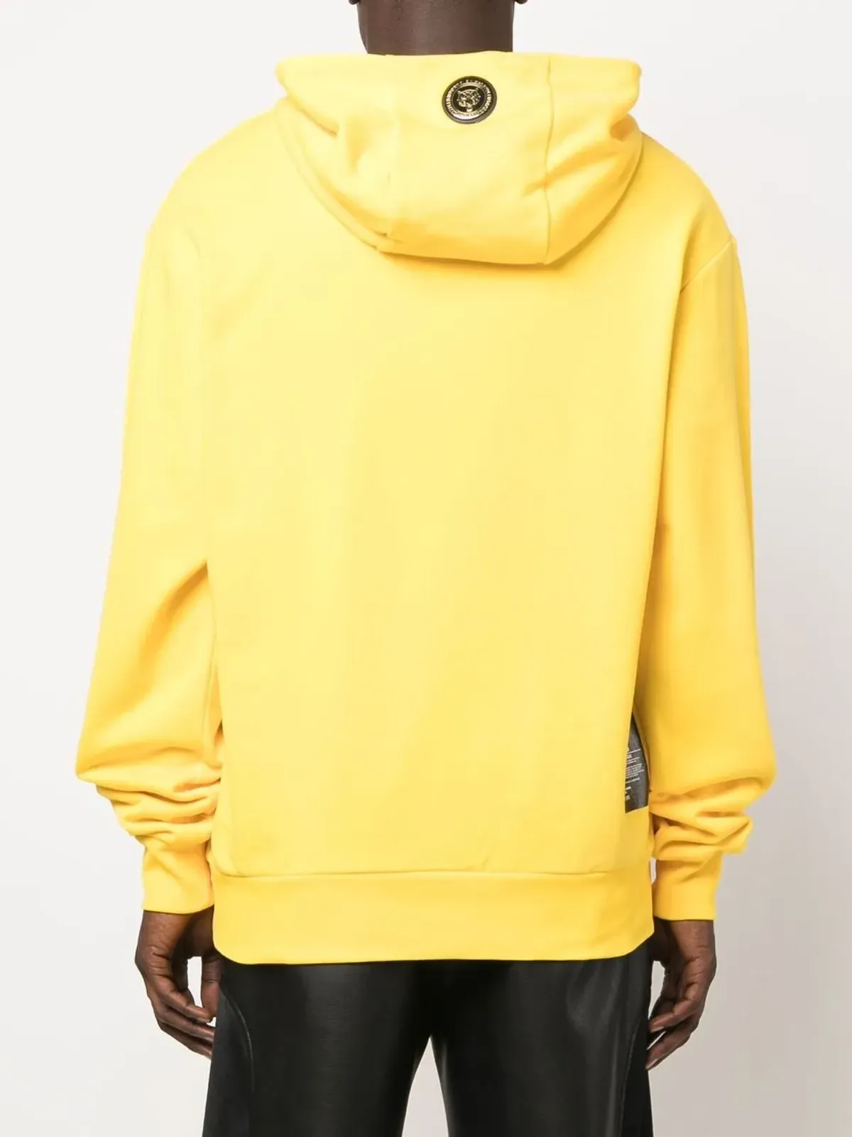 Plein Sport graphic-print hoodie - Yellow - 画像4