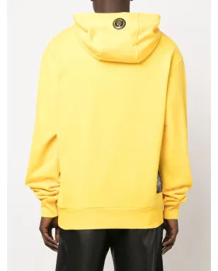 Plein Sport graphic-print hoodie - Yellow - サムネイル4