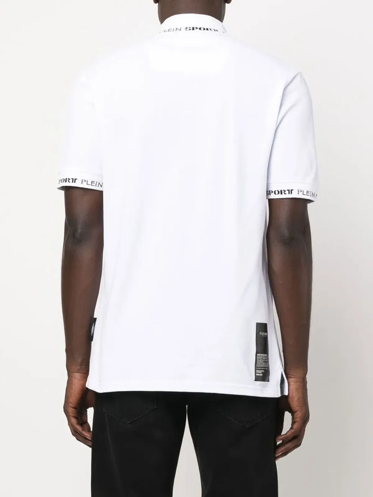 Plein Sport ロゴパッチ付き半袖ポロシャツ - 画像4