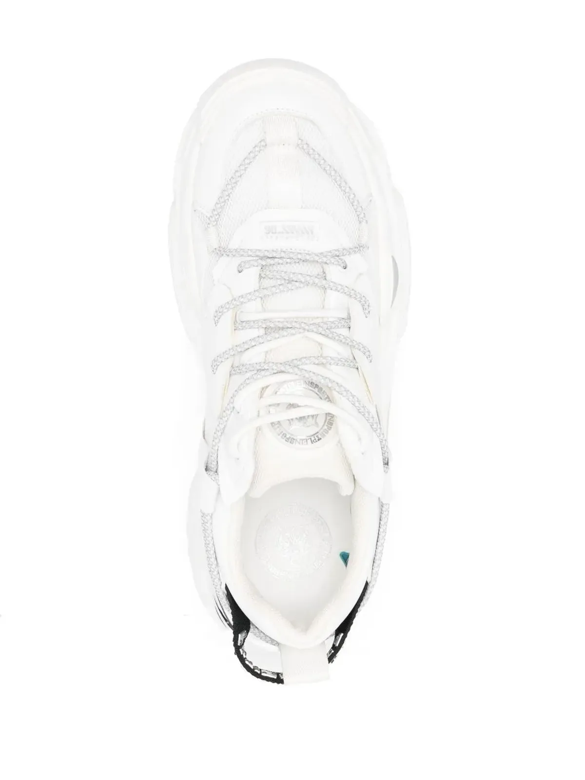 Plein Sport メッシュパネル レースアップスニーカー - 画像4