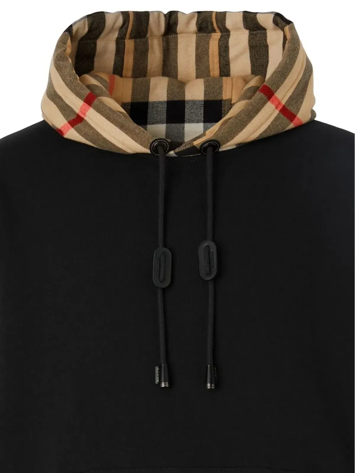Burberry チェック柄フーディ - 画像3