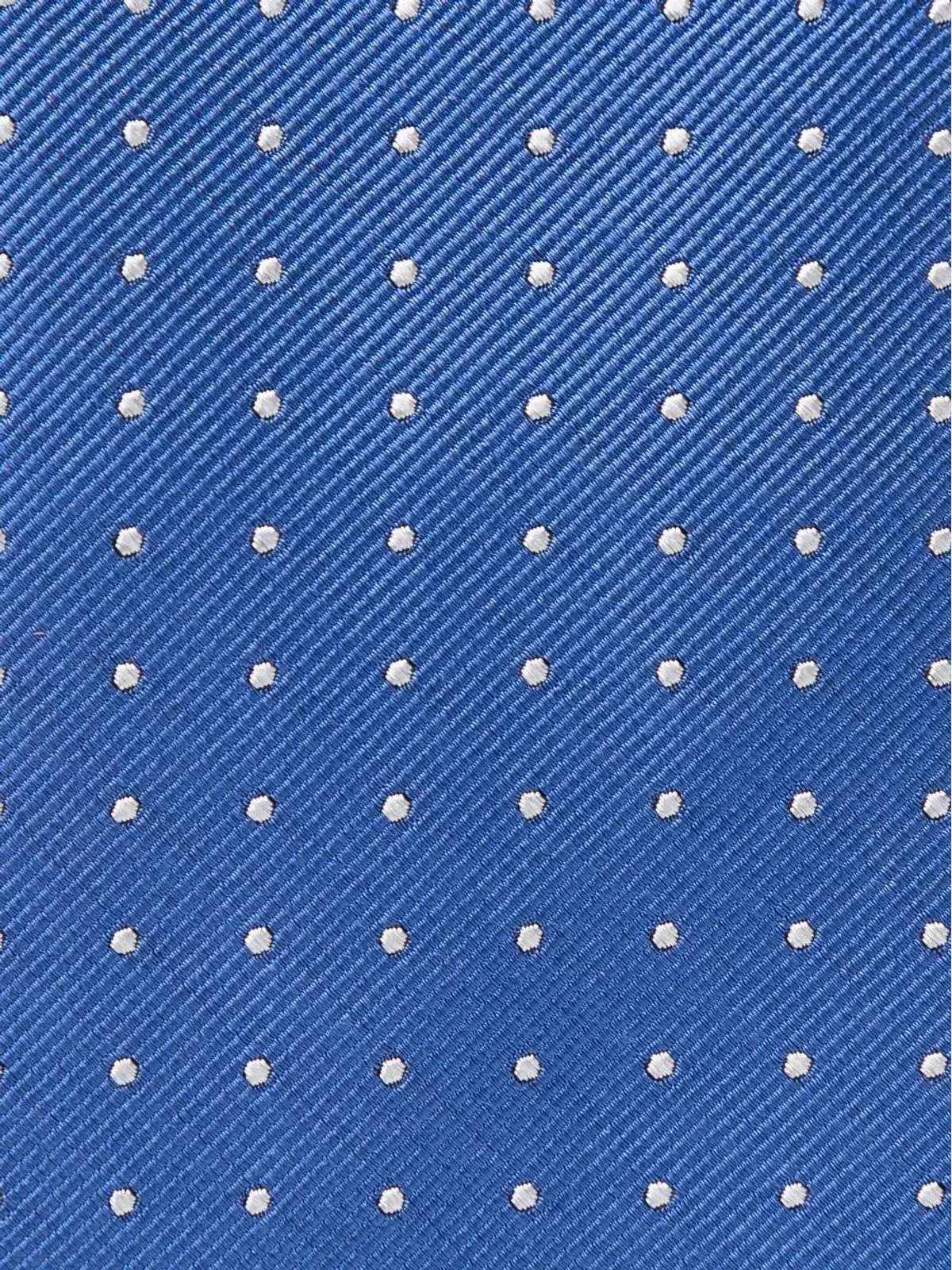 Polo Ralph Lauren 刺繍入り水玉ネクタイ ブルー - 画像2