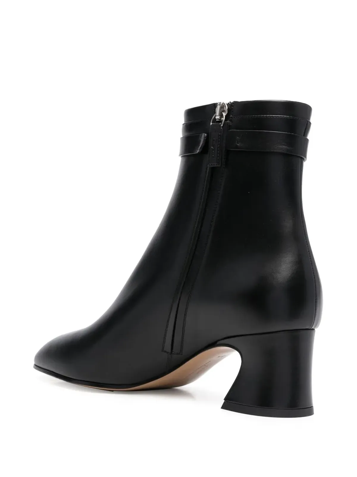 Ferragamo Varaチェーン レザー アンクルブーツ - 画像3