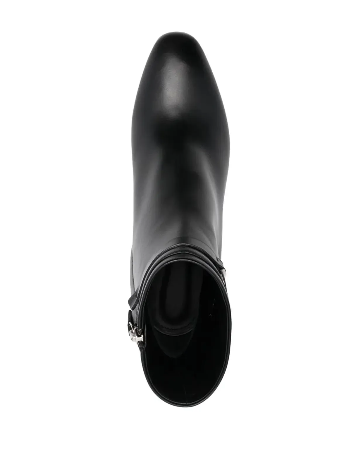 Ferragamo Varaチェーン レザー アンクルブーツ - 画像4