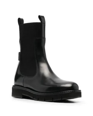 Ferragamo クリーテッドソール レザー チェルシーブーツ - サムネイル2