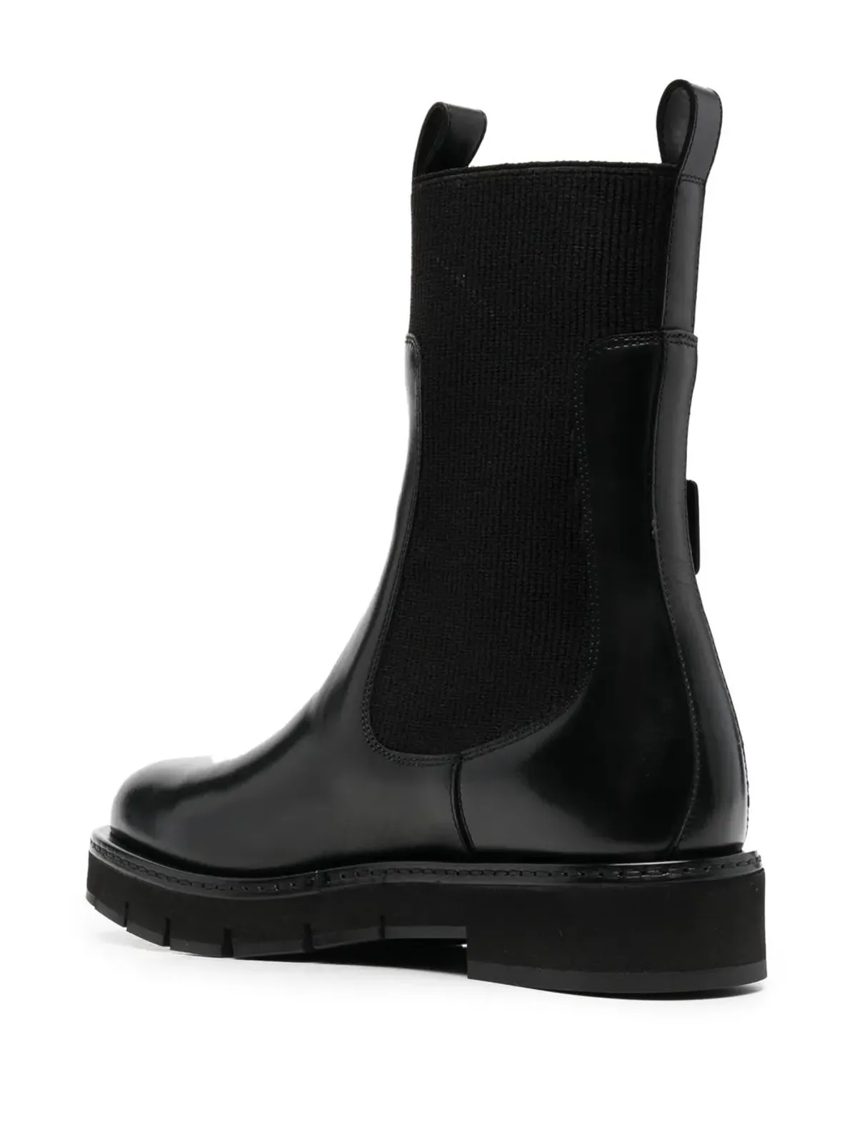 Ferragamo クリーテッドソール レザー チェルシーブーツ - 画像3