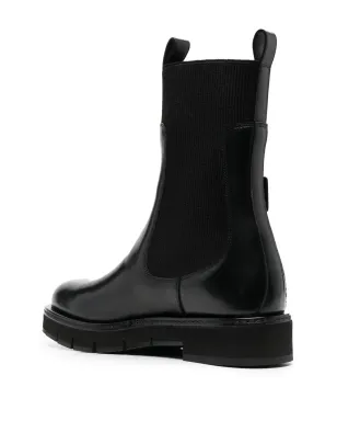 Ferragamo クリーテッドソール レザー チェルシーブーツ - サムネイル3