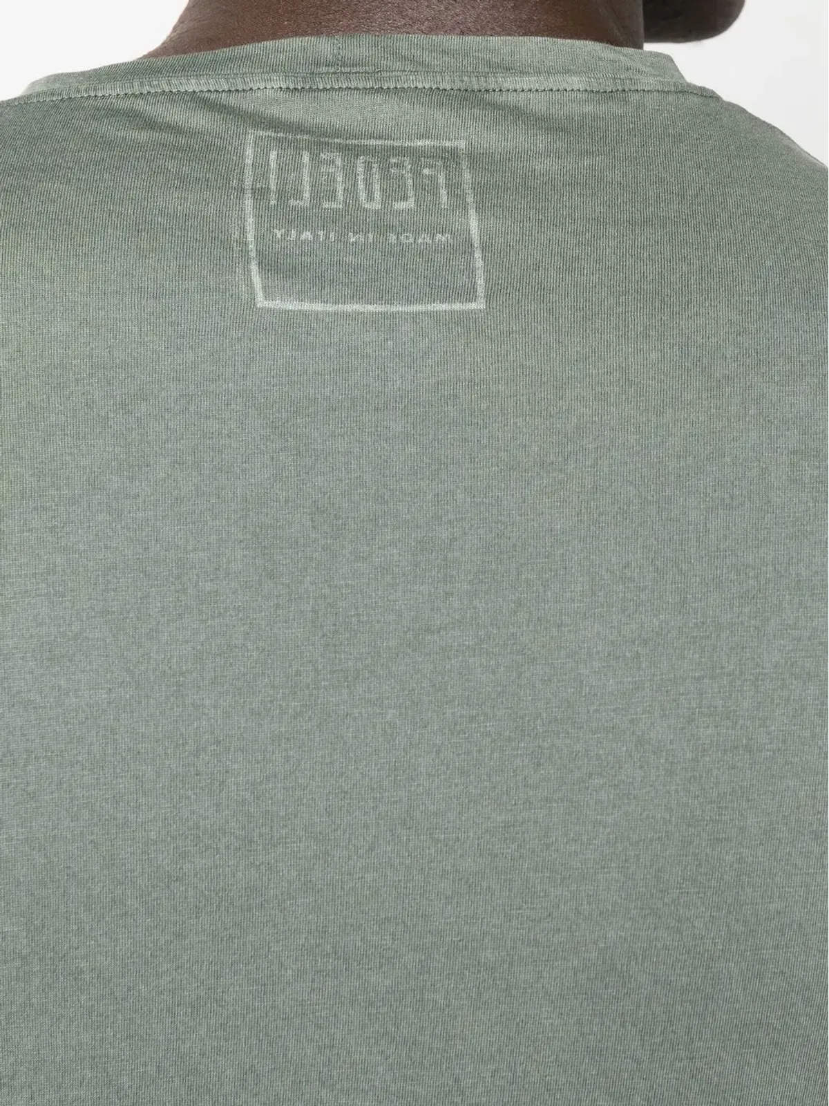 Fedeli ショートスリーブ コットンTシャツ - グリーン - 画像5