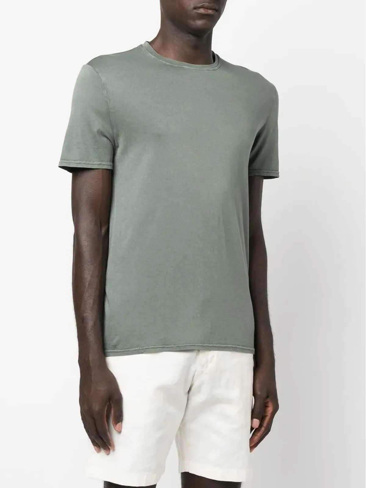 Fedeli ショートスリーブ コットンTシャツ - グリーン - 画像3