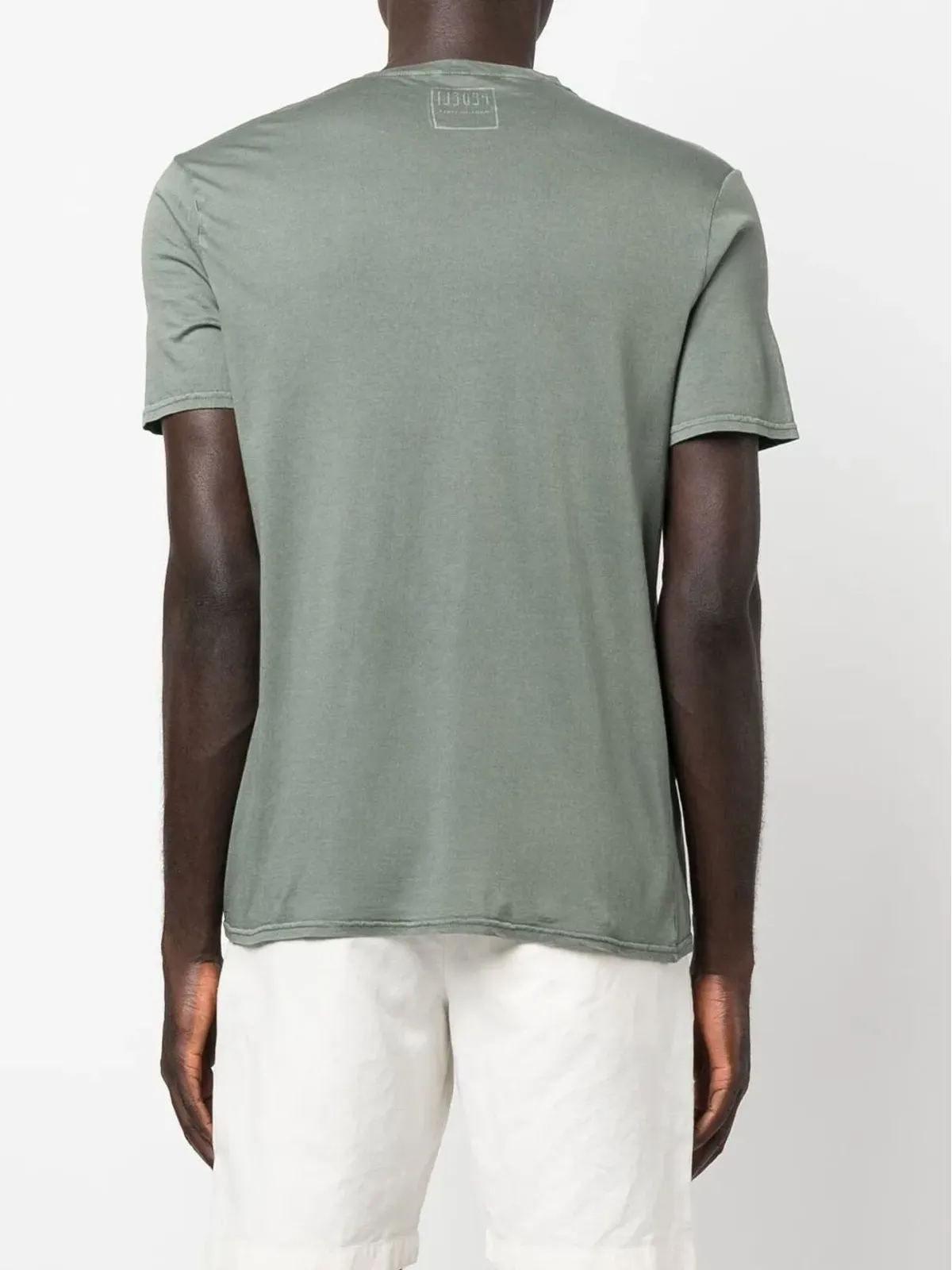 Fedeli ショートスリーブ コットンTシャツ - グリーン - 画像4