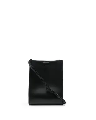 Jil Sander braided-strap leather shoulder bag - Black - サムネイル1