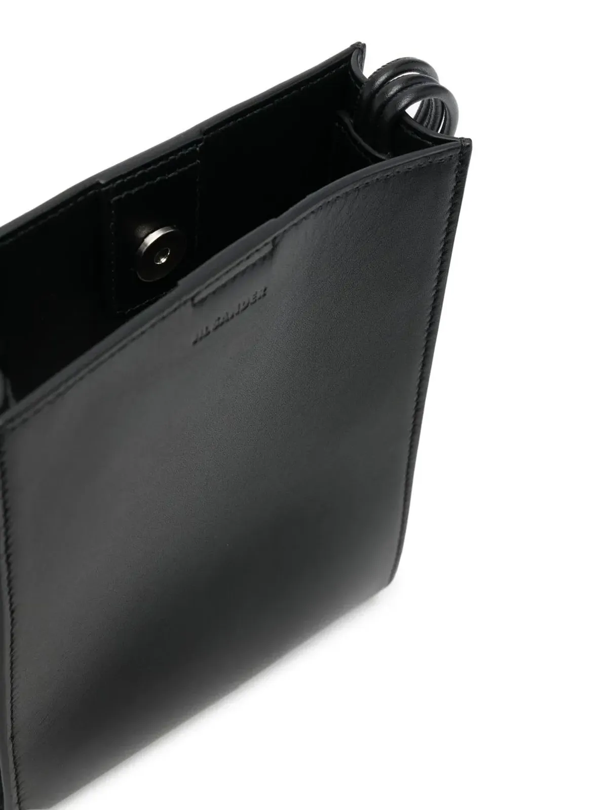 Jil Sander braided-strap leather shoulder bag - Black - 画像5