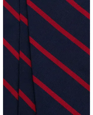Polo Ralph Lauren 斜めストライプのシルクタイ - ブルー - サムネイル2