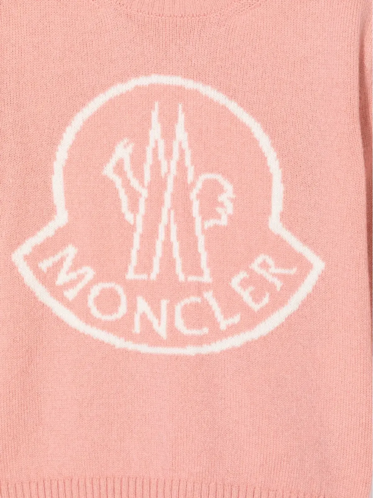 Moncler Enfant ロゴプリント スウェットシャツ ピンク - 画像3