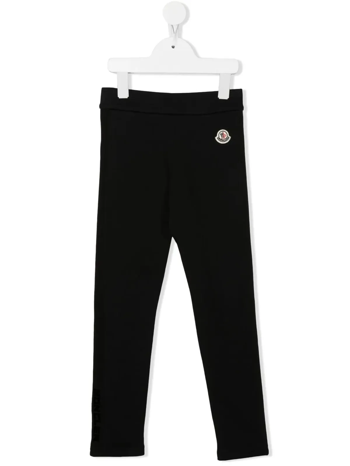 Moncler Enfant ロゴパッチ ジャージー トラウザー（ブラック） - 画像1