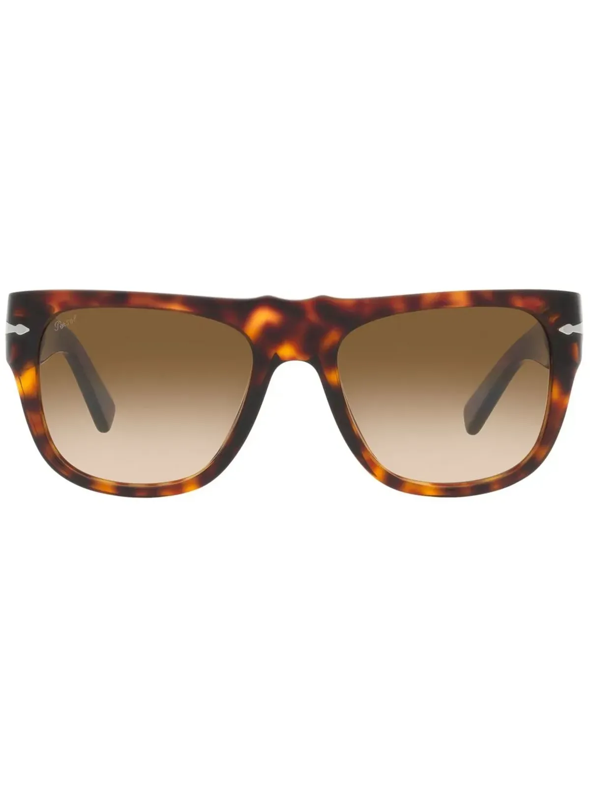 Persol べっ甲柄 長方形フレーム サングラス - 画像1