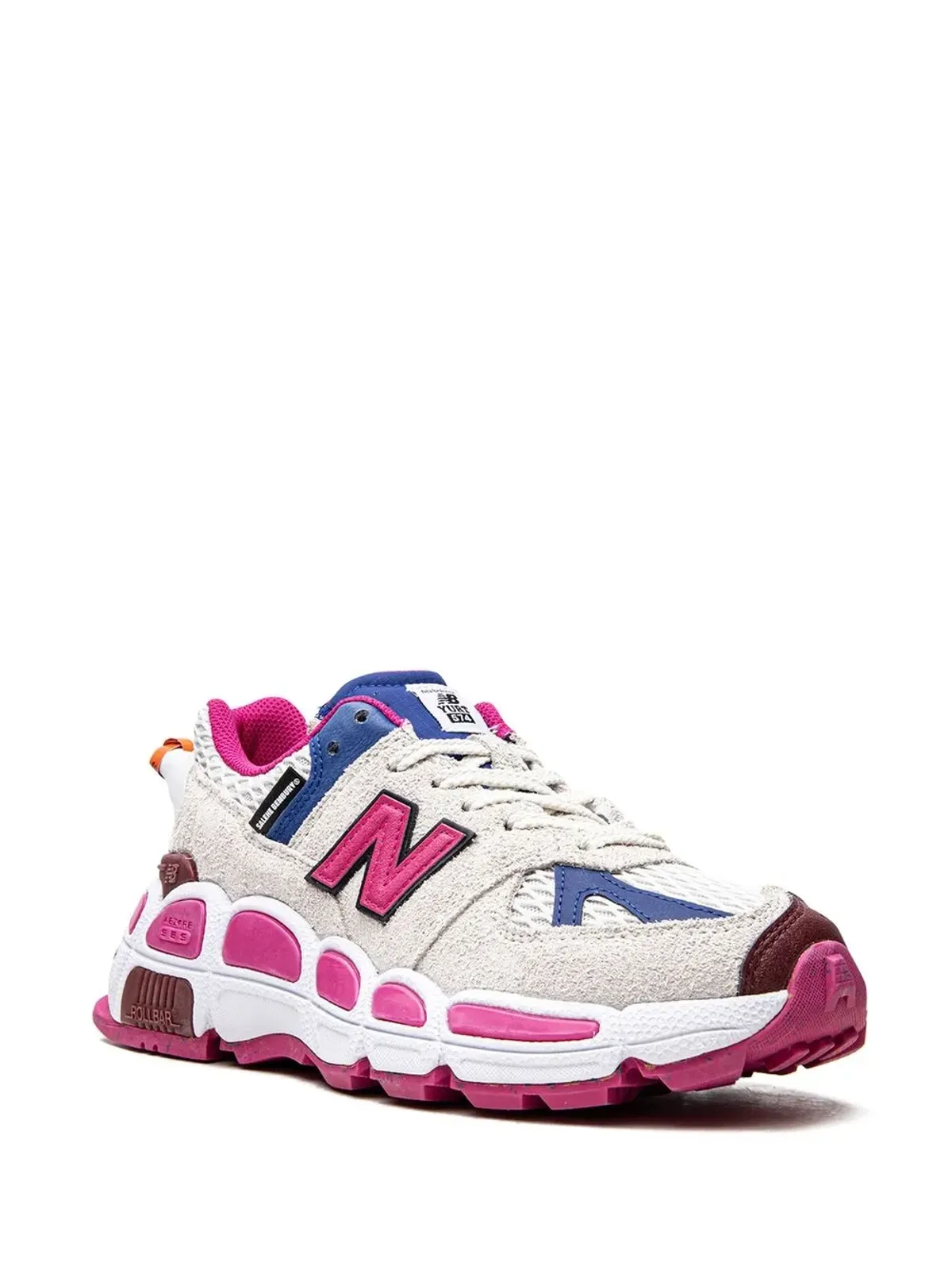 New Balance × Salehe Bembury 574 Yurt Pink スニーカー - 画像2