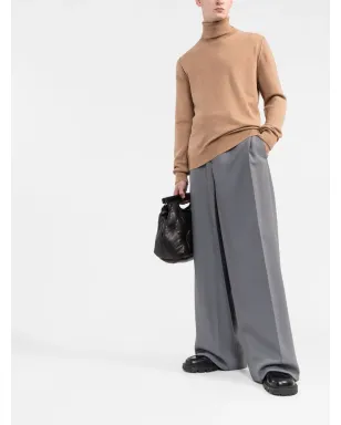 Maison Margiela ハイネックカシミヤセーター - Brown - サムネイル2