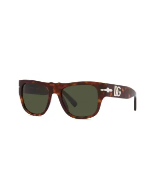 Persol 亀甲柄レクタンギュラーフレーム サングラス - サムネイル2
