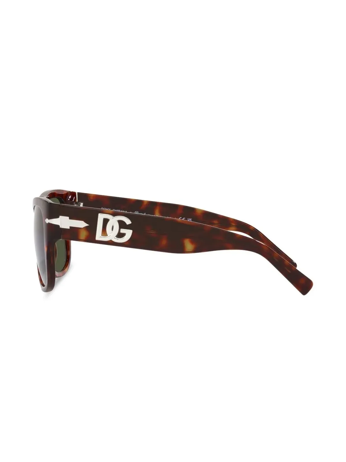 Persol 亀甲柄レクタンギュラーフレーム サングラス - 画像4