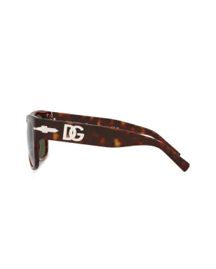 Persol 亀甲柄レクタンギュラーフレーム サングラス - サムネイル4