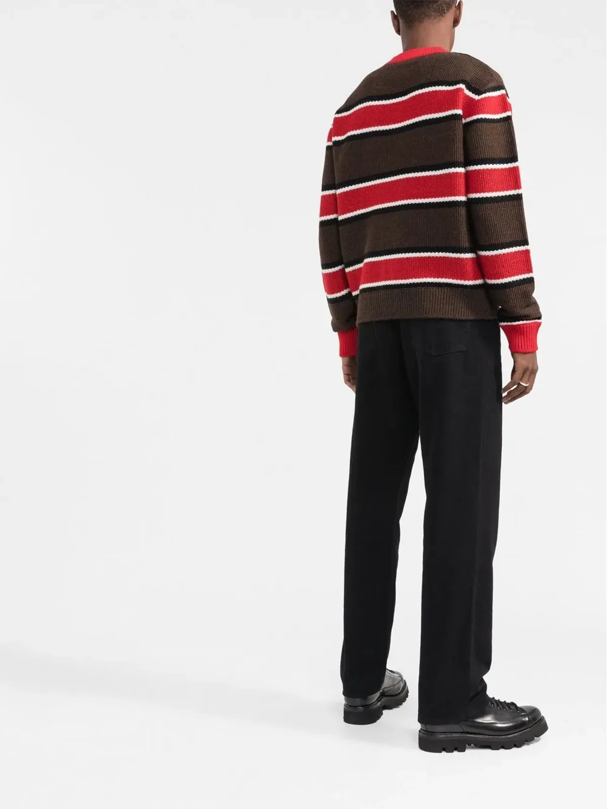 DSQUARED2 ジャカード ロゴ ストライプ ジャンパー - 画像4